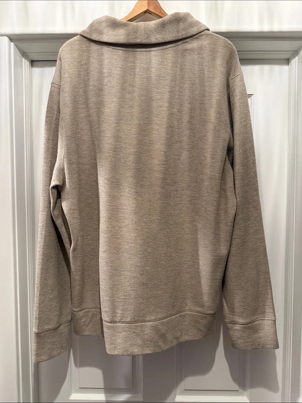 Banana Republic Taupe Cowl-Neck Sweater